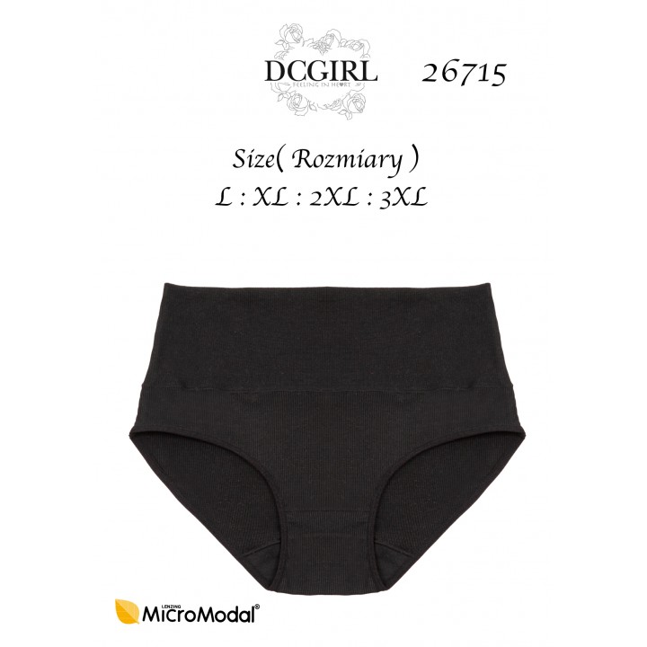 FIGI DC 26715 MODAL CZARNE