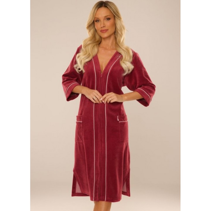 SZLAFROK DE LAFENSE 974 WELUR JAGODA /XL