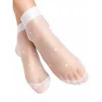 SKARPETY NOVITI SM004-G-01 20 DEN (2-pak) BIA