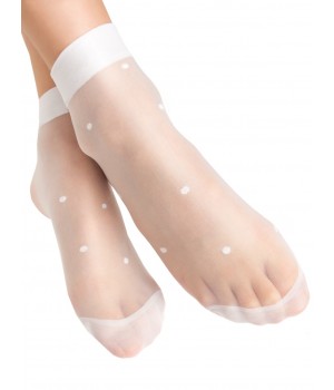 SKARPETY NOVITI SM004-G-01 20 DEN (2-pak) BIA