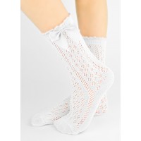 PODKOLANÓWKI NOVITI SB113-G-01 BIAŁE 23-26