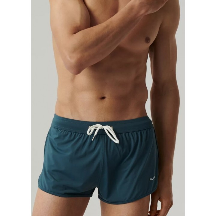 SZORTY KĄPIELOWE ATLANTIC KMS-321 WL26 SZMARAGDOWY /XXL