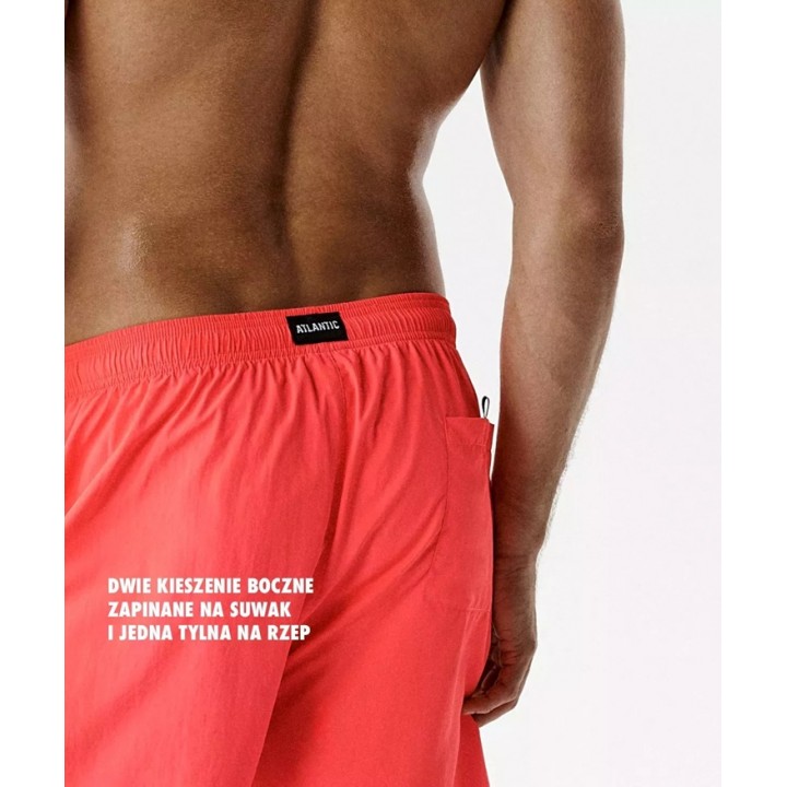 BOKSERKI KĄPIELOWE ATLANTIC KMB-223 WL26 RÓŻ NEON /M