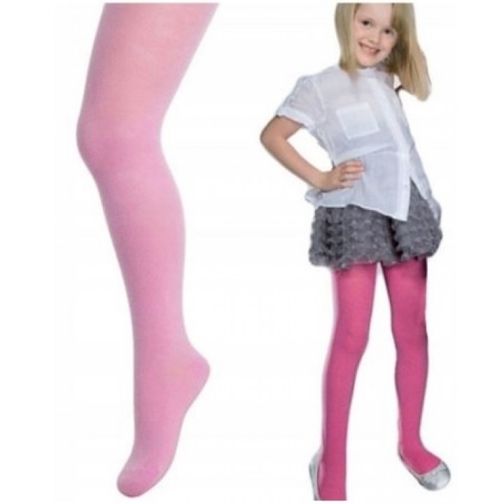 RAJSTOPY WOLA SOFT COTTON PINK 152/158