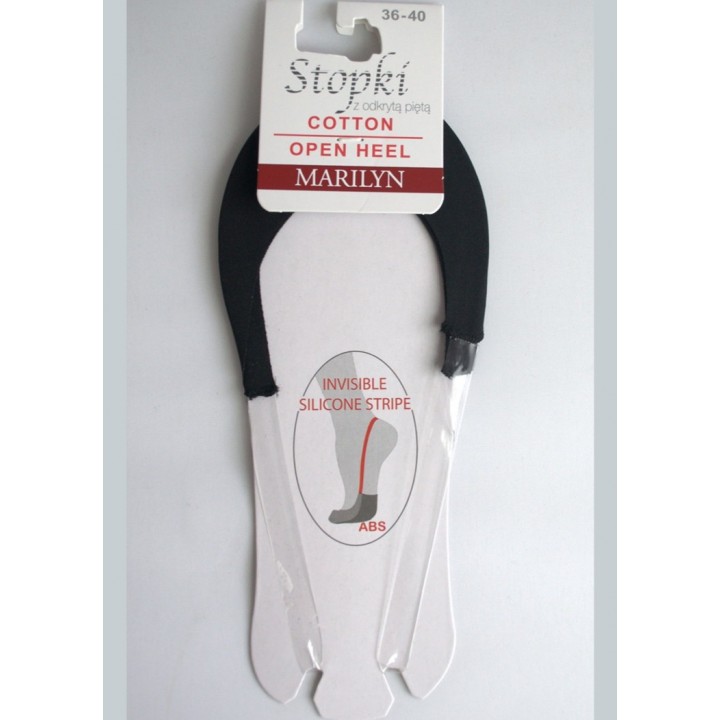 STOPKI MARILYN DAMSKIE COTTON OPEN HEEL CZA 36/40