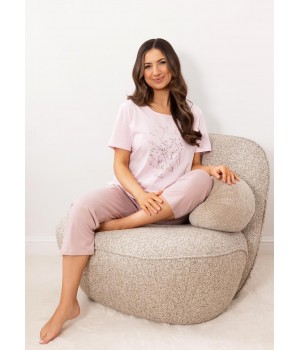 PIŻAMA REGINA 4009 RÓŻ /XL