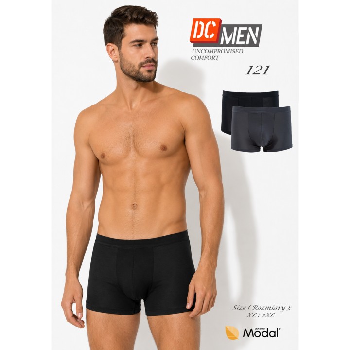 SZORTY DC 121 MĘSKIE 2 PACK CZA/GRF /XL