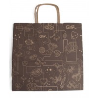 TORBA GATTA PAPIEROWA MAŁA CHOCOLATE