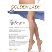PODKOLANÓWKI GOLDEN LADY MINI REPOSE 2-PAK 40 BRONZER S/M
