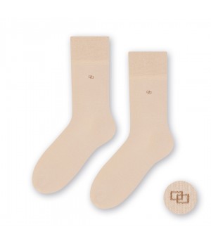 SKARPETY STEVEN 056 MĘSKIE GŁADKIE J BEŻ 45-47