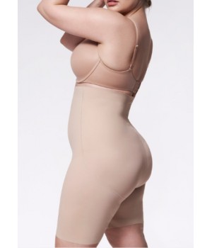 FIGI JULIMEX 269 BERMUDY BASIC HIGH-WAIST BEŻ /XL