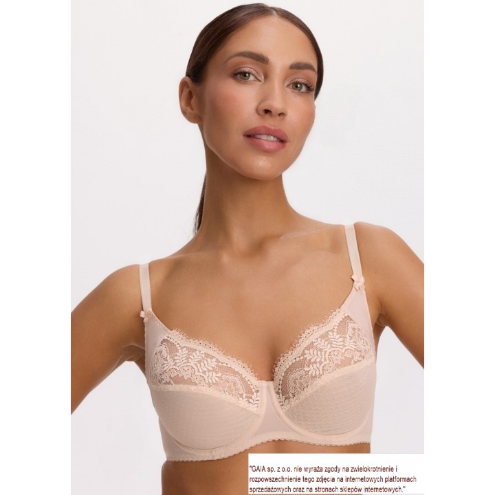 BIUSTONOSZ GAIA 002 SOFT FANCY BEŻ /95B
