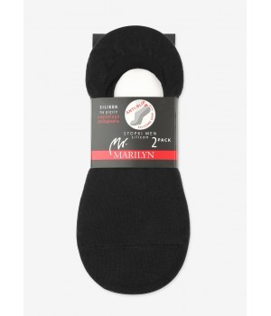 STOPKI MARILYN MEN SILICON 2 PAK BLACK 39/42