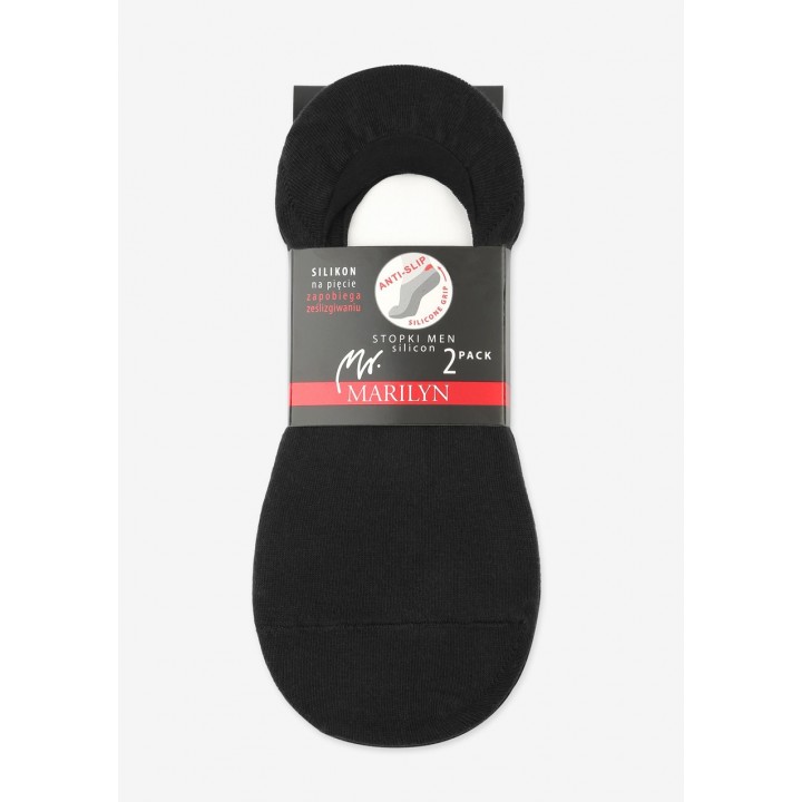 STOPKI MARILYN MEN SILICON 2 PAK BLACK 39/42