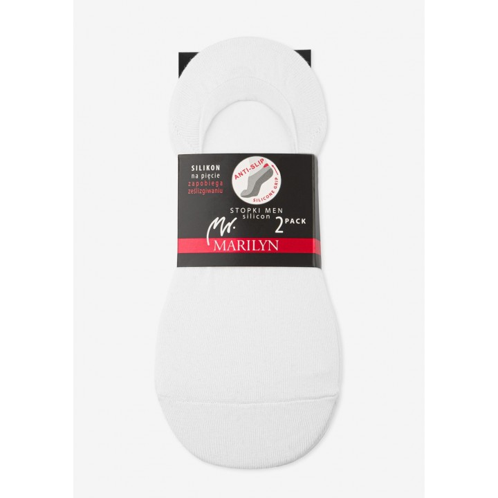 STOPKI MARILYN MEN SILICON 2 PAK WHITE 39/42