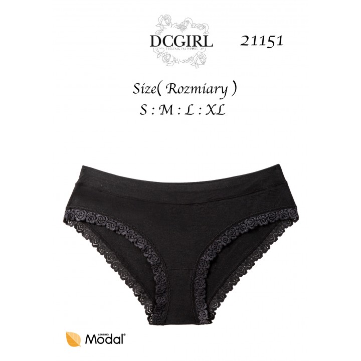FIGI DC 21151 MODAL CZARNY /L 2PACK