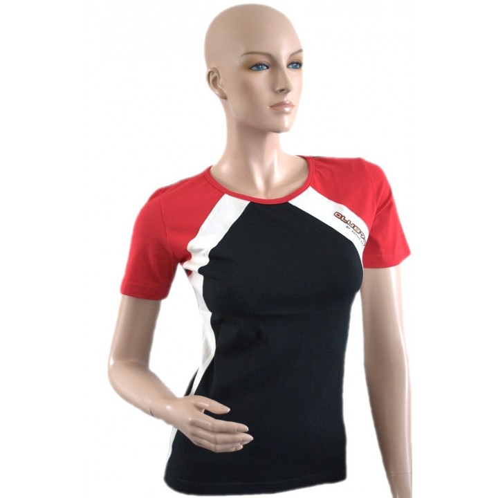 KOSZULKA ACTIVE WEAR SPORTOWA K9 38 czerwony - czarny