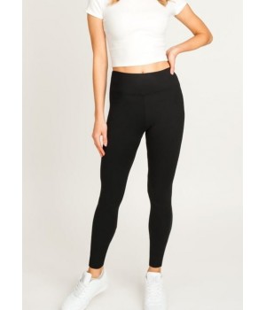 LEGGINSY NOVITI LE001-W-03 GŁADKIE CZA S/M