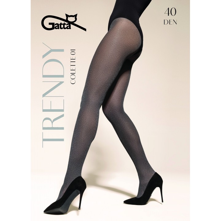 RAJSTOPY GATTA COLETTE 1 40 MEL/NERO /2