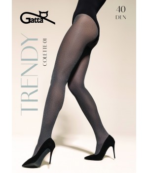 RAJSTOPY GATTA COLETTE 1 40 MEL/NERO /3
