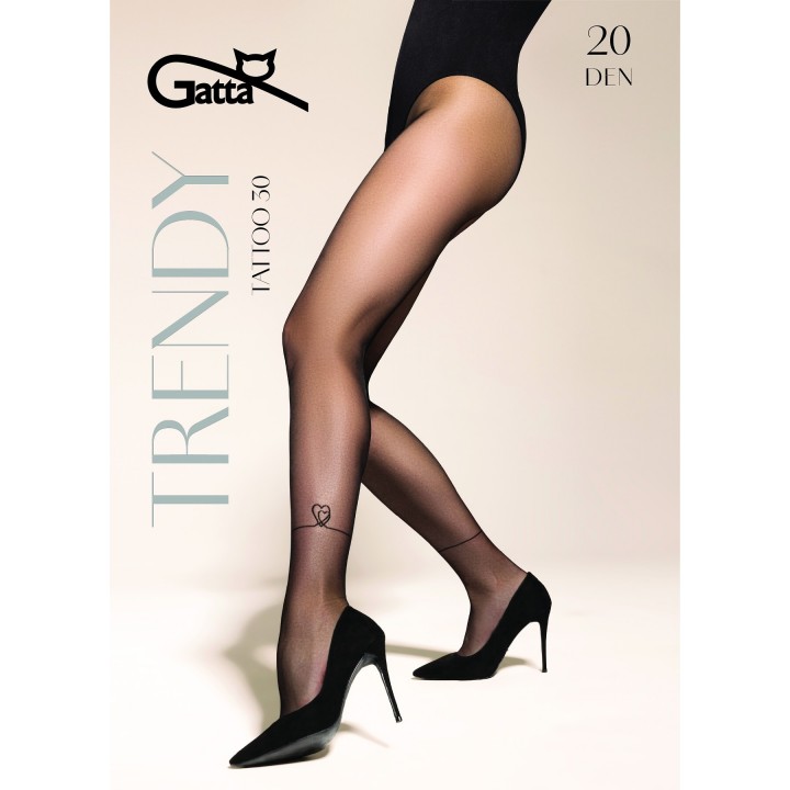RAJSTOPY GATTA TATTOO 20 WZ 30 NERO /4