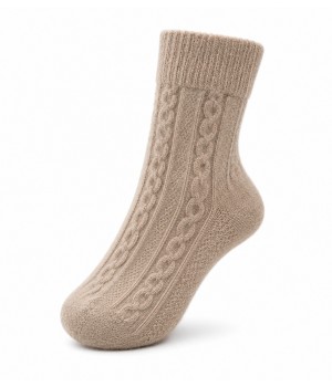 SKARPETY NOVITI SW015-W-05 WEŁNA CAPPUCINO 36-41