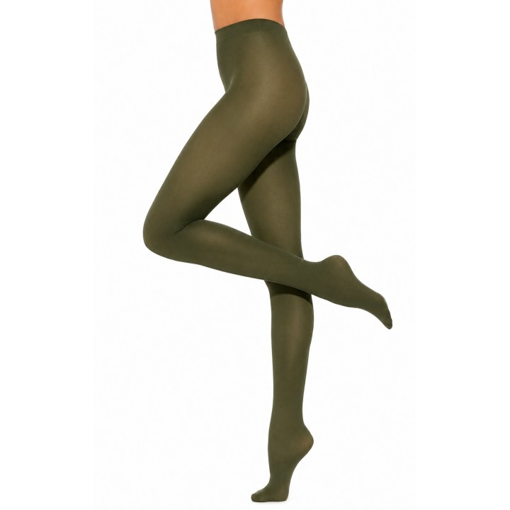 RAJSTOPY GATTA ROSALIA 40 OLIVE GREEN /2