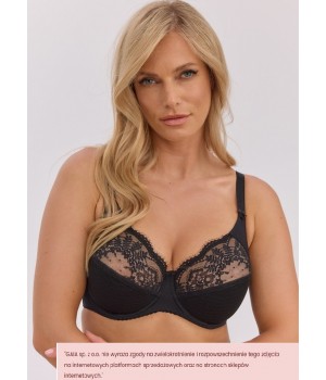 BIUSTONOSZ GAIA 002 SOFT FANCY CZARNY /90B
