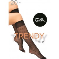 PODKOLANÓWKI GATTA TRENDYLINE KNEE SOCKS WZ 24 NERO