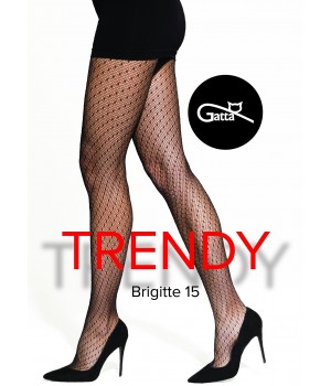 RAJSTOPY GATTA BRIGITTE WZ 15 NERO 3/4