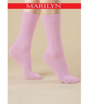 SKARPETY MARILYN COTTON CLASSIC LONG L PINK 36/40