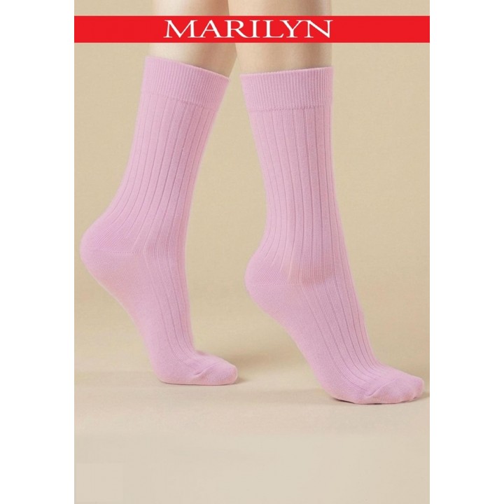 SKARPETY MARILYN COTTON CLASSIC LONG L PINK 36/40