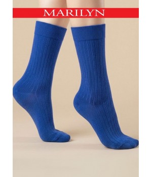 SKARPETY MARILYN COTTON CLASSIC LONG KOBALT 36/40