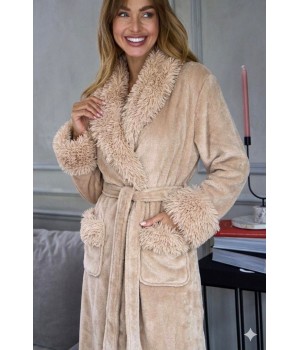 SZLAFROK L&L DAMSKI 2647 HANA DŁ ANGORA /XXL