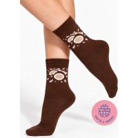 SKARPETY GATTA & WEDEL WZ 13 DARK CHOCO 36/38