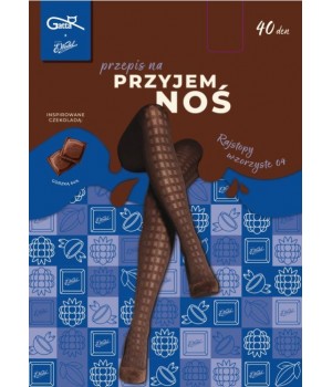 RAJSTOPY GATTA & WEDEL 40 WZ 04 DARK CHOCO /3