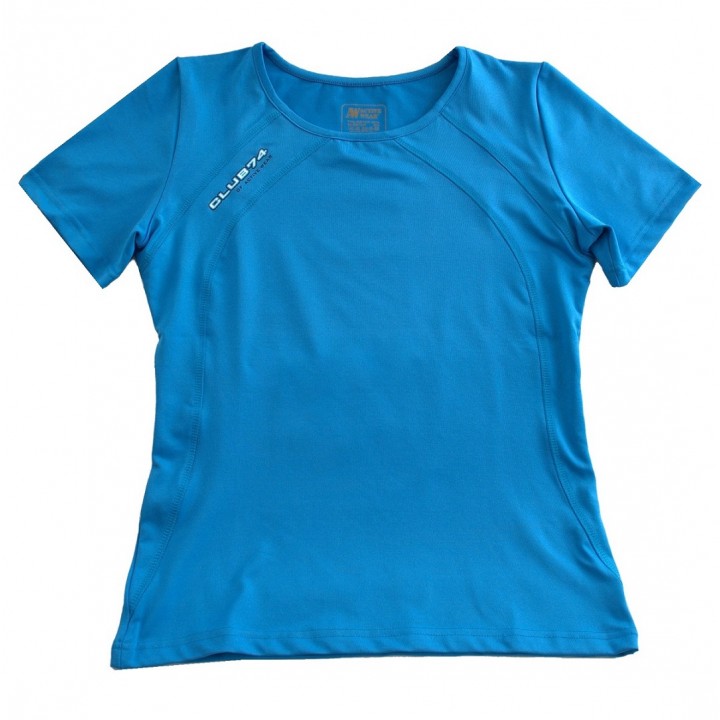 KOSZULKA ACTIVE WEAR SPORTOWA 43959 38 niebieski