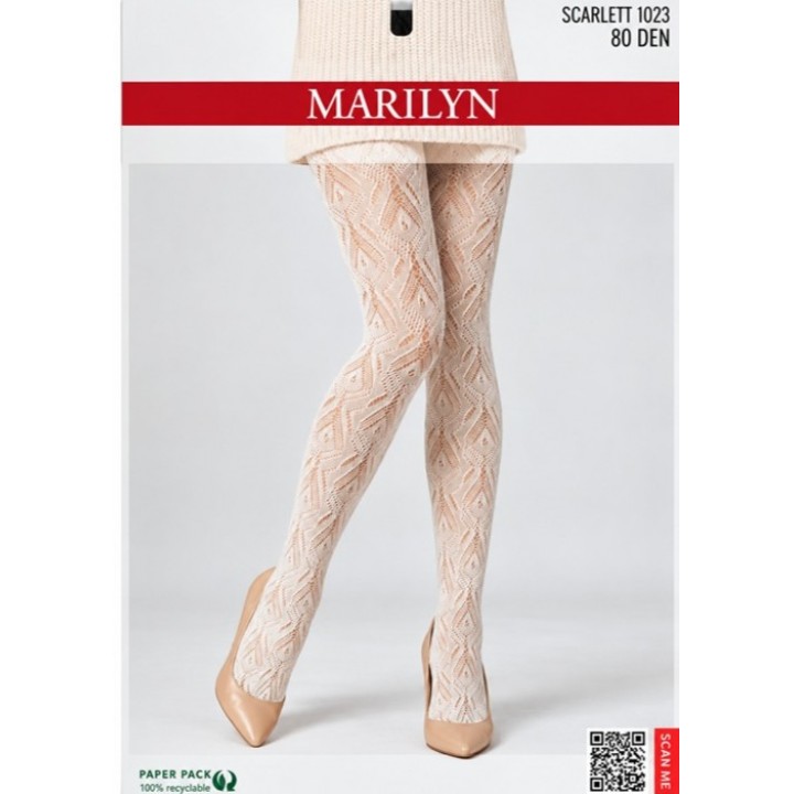 RAJSTOPY MARILYN SCARLETT I023 MILK M/L