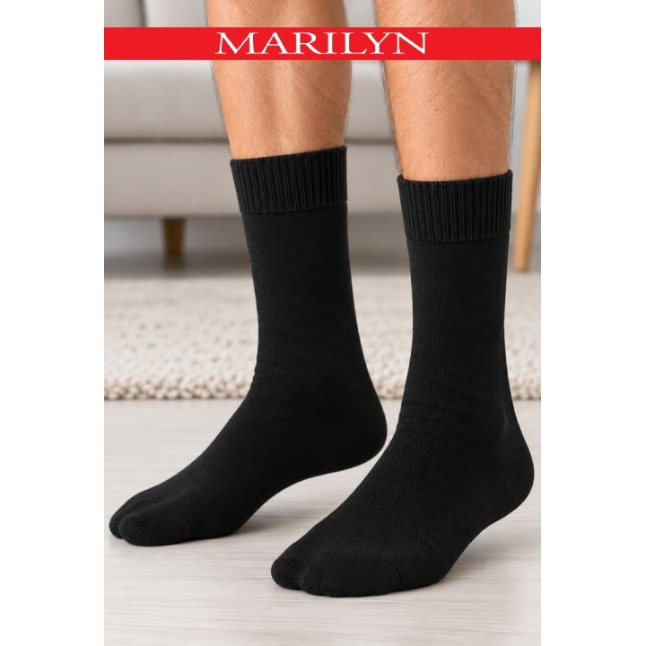 SKARPETY MARILYN MEN MERINO BLACK 41/45