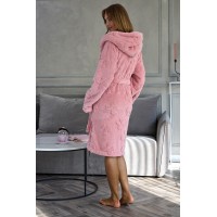 SZLAFROK L&L DAMSKI 2630 MAYA PUDROWY RÓŻ /XL