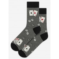 SKARPETY WOLA PERFECT MAN CASUAL WZ042 B COAL 45/47