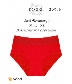 FIGI DCGIRL 26346 MODAL 2 PACK CZERWONE /L