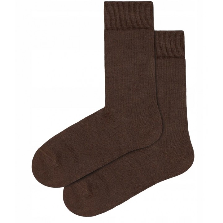 SKARPETY WOLA PERFECT MAN GL BROWN50 45-47