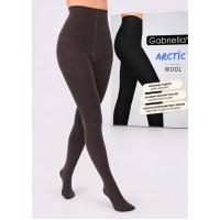 RAJSTOPY GABRIELLA ARCTIC WOOL CHOCOLATE 3/4