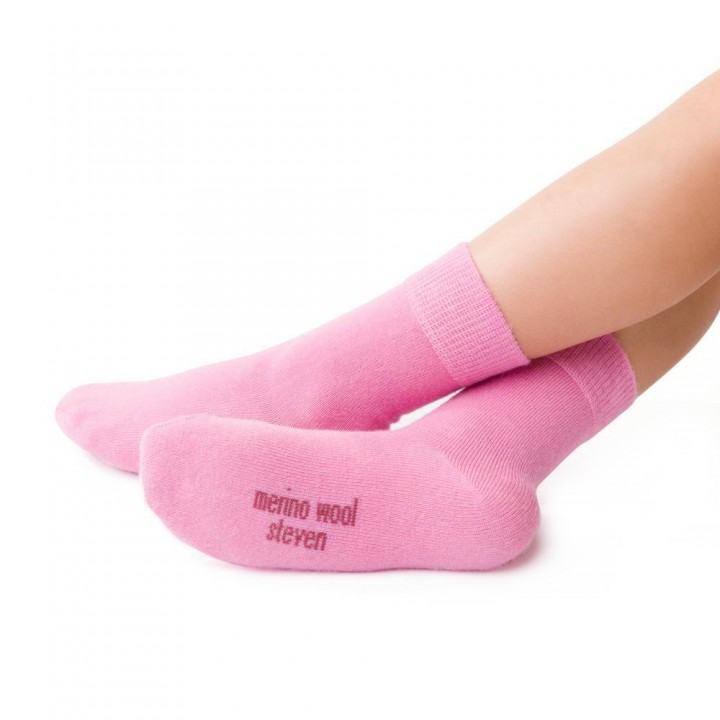 SKARPETY STEVEN 130 DZIEC PUDROWY RÓŻ 29/31